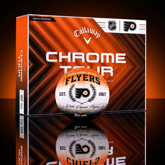 OFFICIAL CALLAWAY X PREMIUM NHL PF BESPOKE NAME GOLF BALL LIMITED EDITION