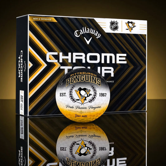 OFFICIAL CALLAWAY X PREMIUM NHL PP BESPOKE NAME GOLF BALL LIMITED EDITION