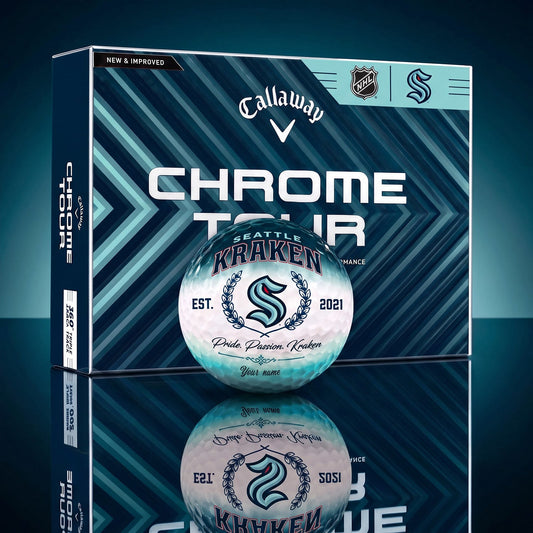 OFFICIAL CALLAWAY X PREMIUM NHL SK BESPOKE NAME GOLF BALL LIMITED EDITION