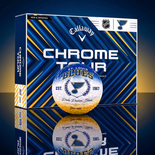 OFFICIAL CALLAWAY X PREMIUM NHL SLB BESPOKE NAME GOLF BALL LIMITED EDITION