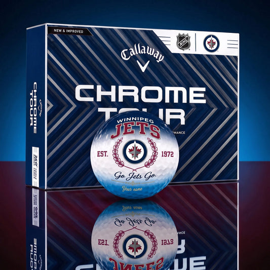 OFFICIAL CALLAWAY X PREMIUM NHL WJ BESPOKE NAME GOLF BALL LIMITED EDITION