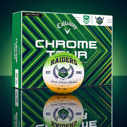 OFFICIAL CALLAWAY X PREMIUM NRL CR BESPOKE NAME GOLF BALL LIMITED EDITION
