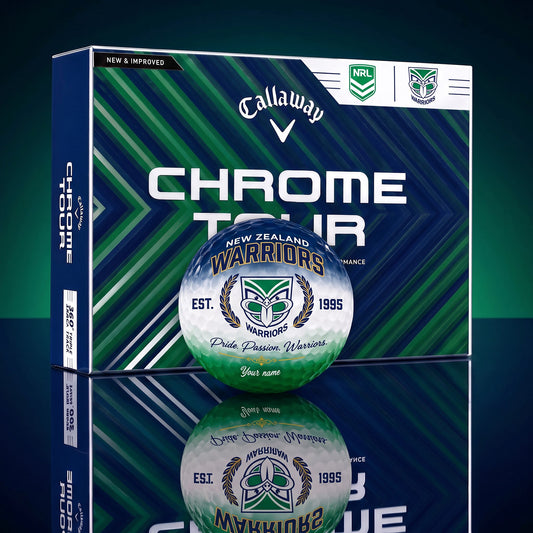 OFFICIAL CALLAWAY X PREMIUM NRL NZW BESPOKE NAME GOLF BALL LIMITED EDITION