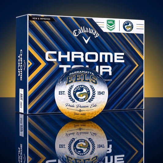 OFFICIAL CALLAWAY X PREMIUM NRL PE BESPOKE NAME GOLF BALL LIMITED EDITION