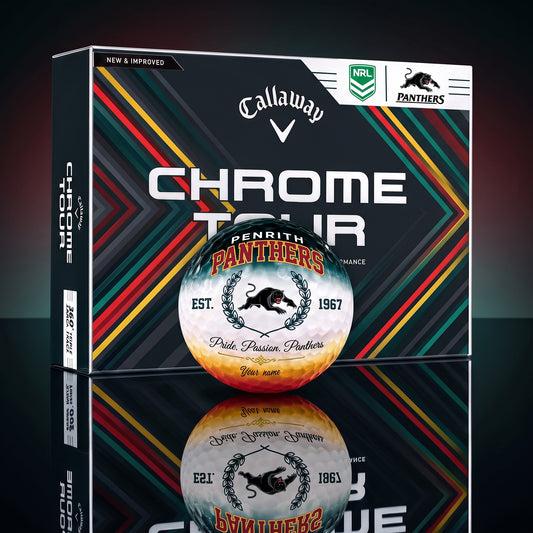 OFFICIAL CALLAWAY X PREMIUM NRL PP BESPOKE NAME GOLF BALL LIMITED EDITION
