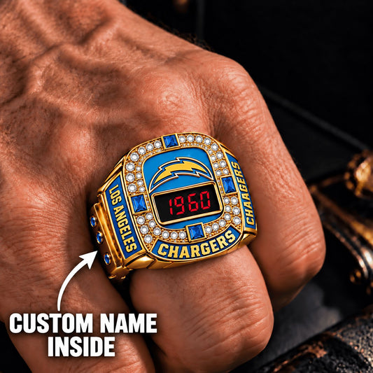 OFFICIAL NFL X PREMIUM LAC EXCLUSIVE ROSE GOLD RING Bespoke Name Limited Edition