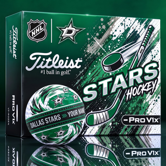 OFFICIAL TILIEST X SIGNATURE NHL DS CUSTOME NAME 3D TIE-DYE V5 GOLF BALL SET EDITION