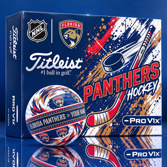 OFFICIAL TILIEST X SIGNATURE NHL FP CUSTOME NAME 3D TIE-DYE V5 GOLF BALL SET EDITION