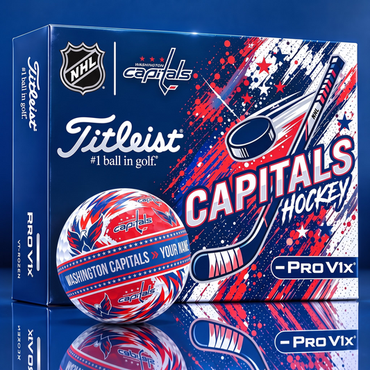 OFFICIAL TILIEST X SIGNATURE NHL WC CUSTOME NAME 3D TIE-DYE V5 GOLF BALL SET EDITION