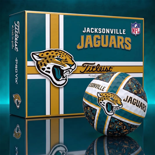 OFFICIAL TITLIEST X PREMIUM NFL JAC 3D GOLF BALL IN THE SHAPE OF A CROSS FOR FAN EDITION V2