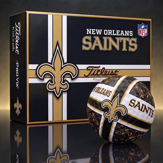 OFFICIAL TITLIEST X PREMIUM NFL NEW 3D GOLF BALL IN THE SHAPE OF A CROSS FOR FAN EDITION V2