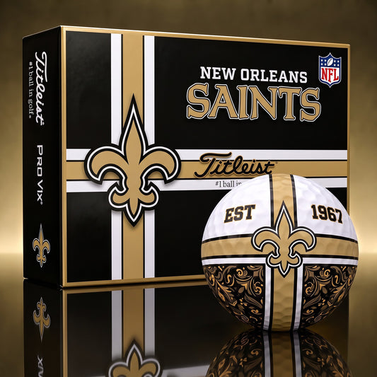 OFFICIAL TITLIEST X PREMIUM NFL NO 3D GOLF BALL IN THE SHAPE OF A CROSS FOR FAN EDITION
