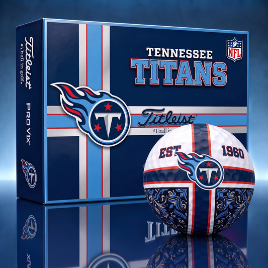OFFICIAL TITLIEST X PREMIUM NFL TEN 3D GOLF BALL IN THE SHAPE OF A CROSS FOR FAN EDITION