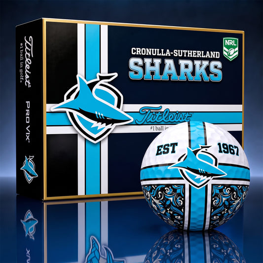 OFFICIAL TITLIEST X PREMIUM NRL CSS 3D GOLF BALL IN THE SHAPE OF A CROSS FOR FAN EDITION