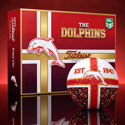 OFFICIAL TITLIEST X PREMIUM NRL DOL 3D GOLF BALL IN THE SHAPE OF A CROSS FOR FAN EDITION