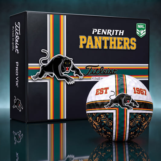 OFFICIAL TITLIEST X PREMIUM NRL PP 3D GOLF BALL IN THE SHAPE OF A CROSS FOR FAN EDITION