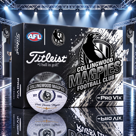 OFFICIAL TITLIEST X SIGNATURE AFL COL BESPOKE NAME 3D GALAXY SKYLINE IN NIGHT GOFT BALL EDITION