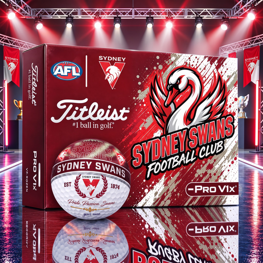 OFFICIAL TITLIEST X SIGNATURE AFL SS BESPOKE NAME 3D GALAXY SKYLINE IN NIGHT GOFT BALL EDITION