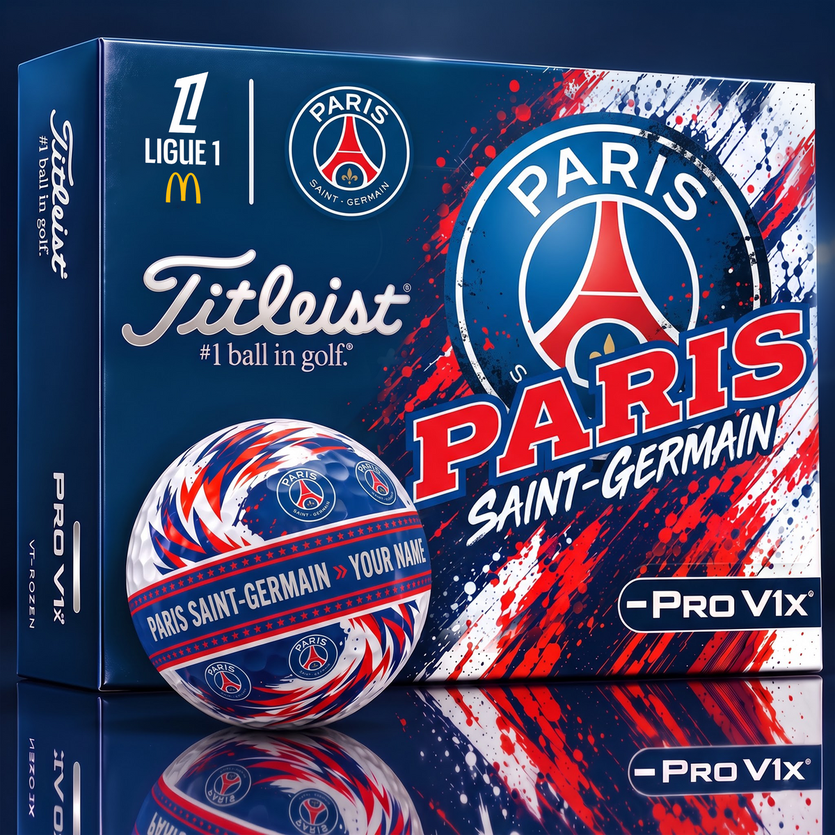 OFFICIAL TITLIEST X PREMIUM PSG EXCLUSIVE BESPOKE GALAXY NEON GOLF BALL V3 LIMITED EDITION NDT VHM 131026