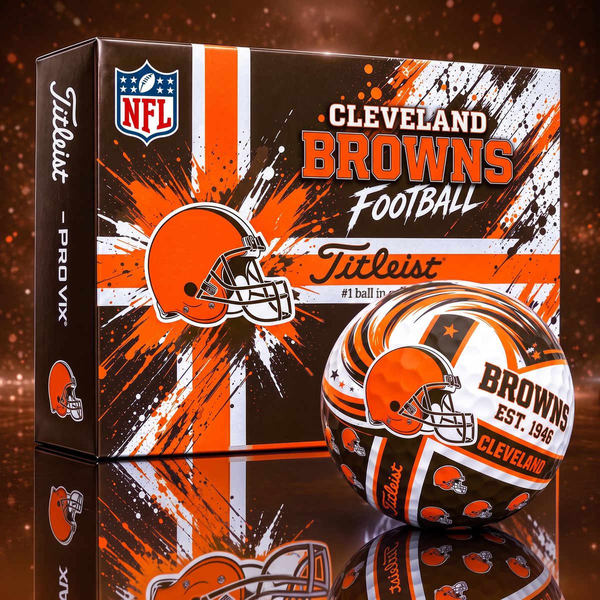 Official NFL x CLE  Titleist Bespoke 3D Jesus Faith Golf Ball Collector Set EDITION