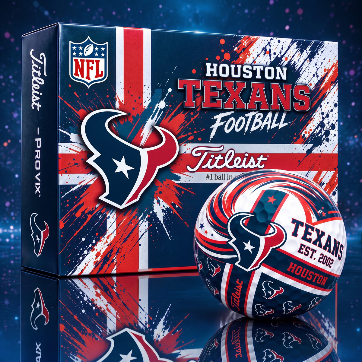 Official NFL x HT Titleist Bespoke 3D Jesus Faith Golf Ball Collector Set EDITION
