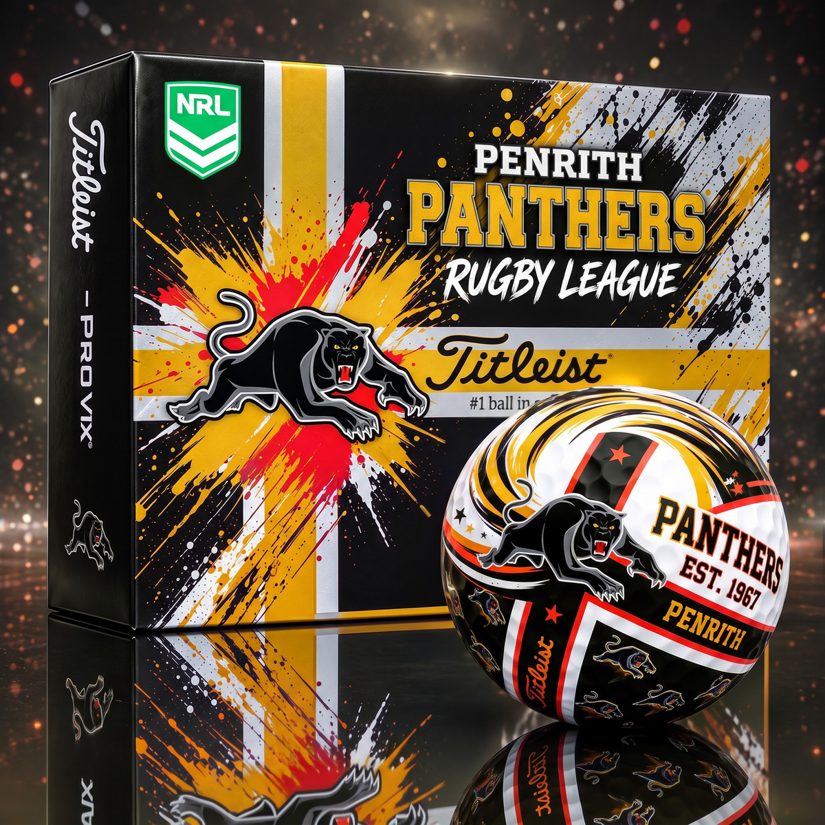 Official NRL x PP Titleist Bespoke 3D Jesus Faith Golf Ball Collector Set EDITION