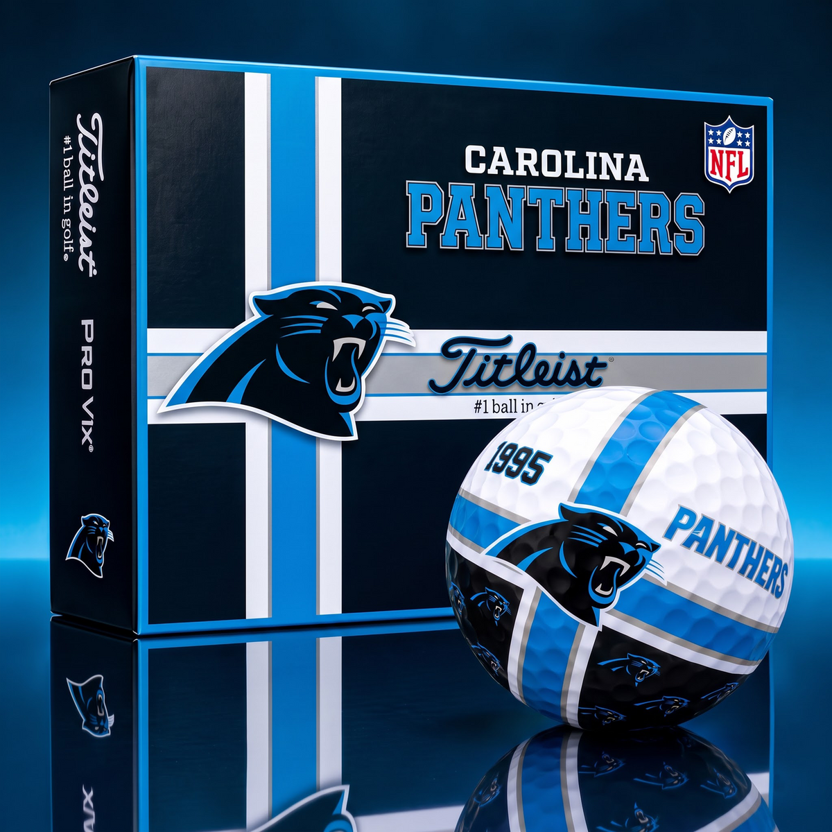 Official NFL x Titleist CP Bespoke 3D Cross V3 Golf Balls  for Faithful Fans EDITION
