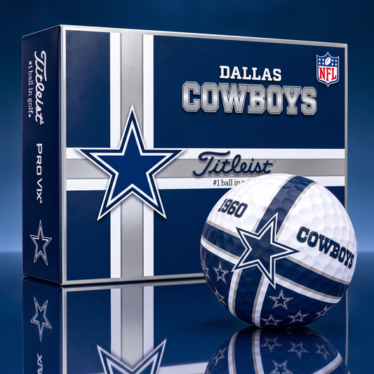 Official NFL x Titleist DC Bespoke 3D Cross V3 Golf Balls  for Faithful Fans EDITION