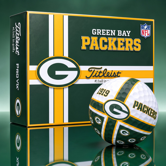 Official NFL x Titleist GBP Bespoke 3D Cross V3 Golf Balls  for Faithful Fans EDITION