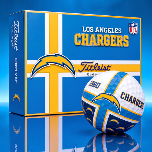 Official NFL x Titleist LAC Bespoke 3D Cross V3 Golf Balls  for Faithful Fans EDITION