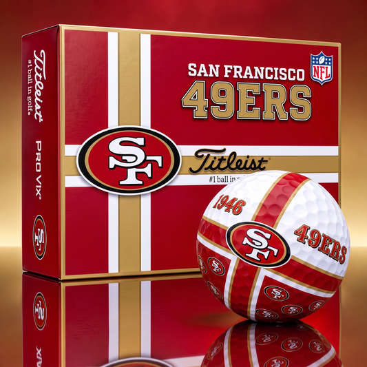 Official NFL x Titleist SF Bespoke 3D Cross V3 Golf Balls  for Faithful Fans EDITION