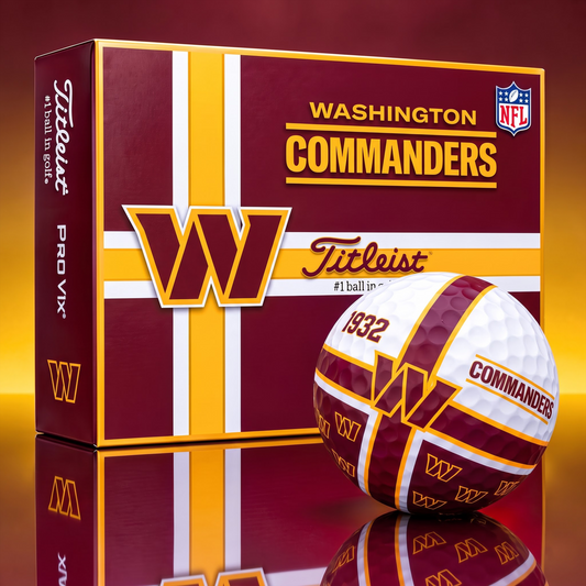 Official NFL x Titleist WC Bespoke 3D Cross V3 Golf Balls  for Faithful Fans EDITION