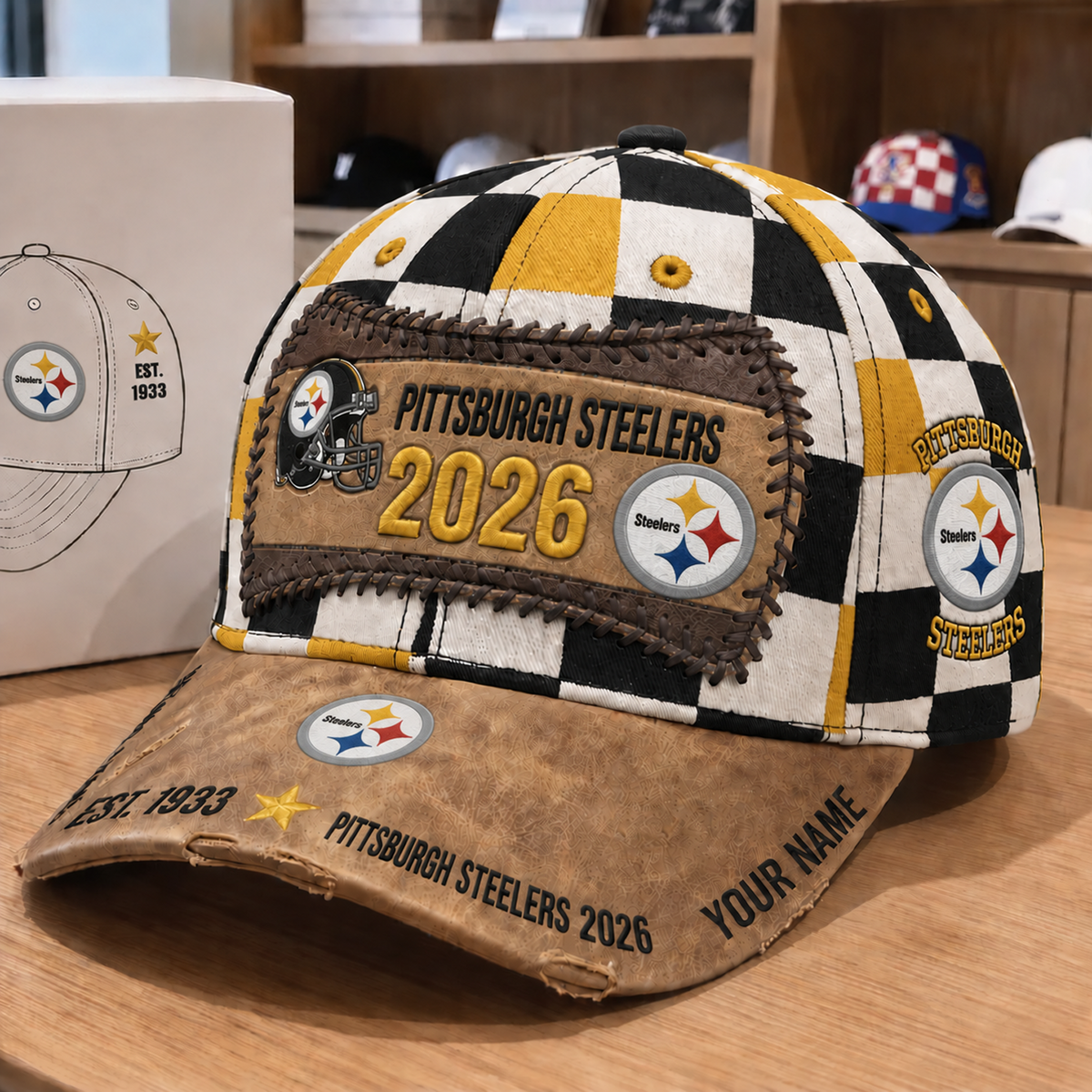 PIT x NFL Vintage Casual Football Hat