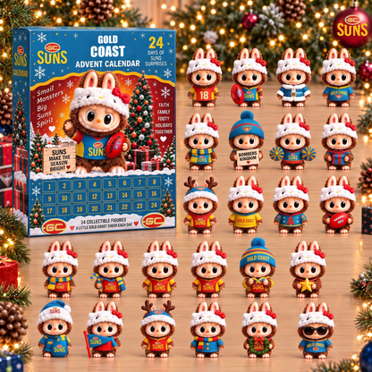 PREMIUM AFL X GOL EXCLUSIVE Labubu Christmas KICKOFF 24 Days Of Advent Calendar Blink Box