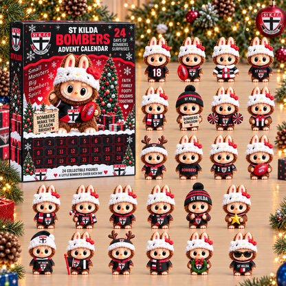PREMIUM AFL X SK EXCLUSIVE Labubu Christmas KICKOFF 24 Days Of Advent Calendar Blink Box