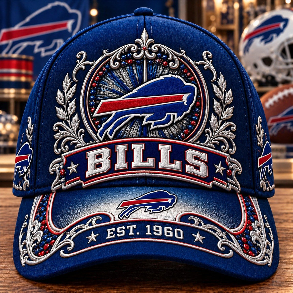 PREMIUM NFL X BUF 3D ROYAL CLASSIC CAP LIMITED EDITION
