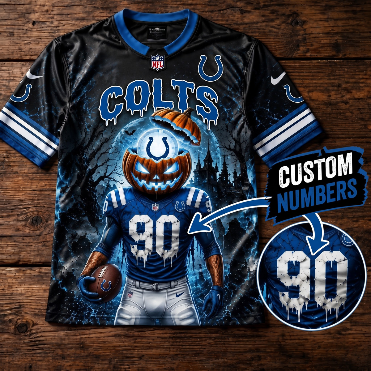 PREMIUM NFL X IC EXCLUSIVE SPOOKY NIGHT V-Neck Shirt Limited 2026