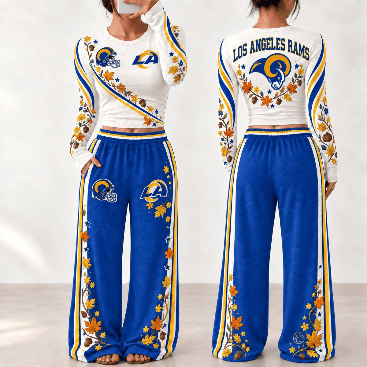 PREMIUM NFL X LAR EXCLUSIVE Woman Fall Season Lounge Set Limited Edition