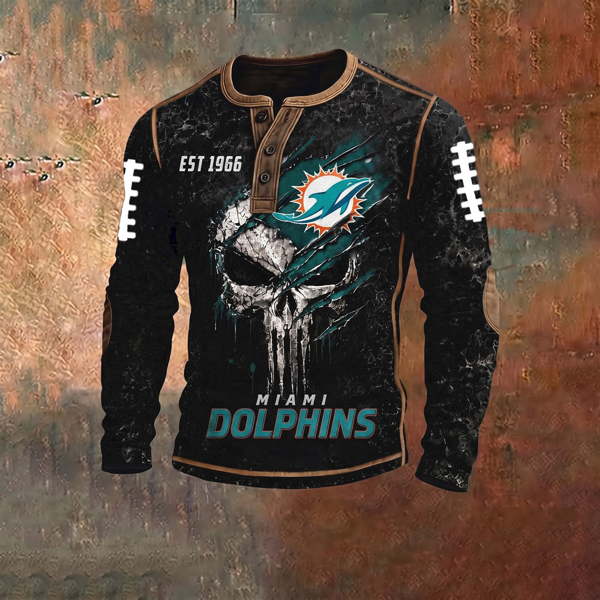 PREMIUM NFL X MIA EXCLUSIVE Shadow Skull NFL Long Sleeve – Tactical Edition