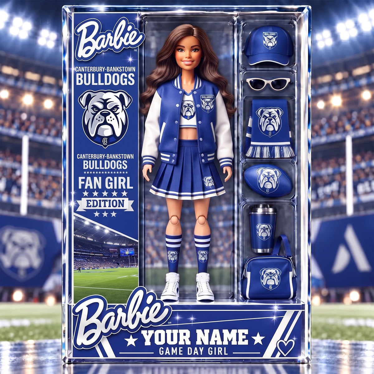 PREMIUM NRL X CBB EXCLUSIVE BARBIE PERSONALIZED Acrylic Block Plaque Gifts For Fan - Limited Edition