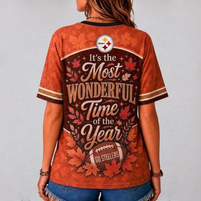 PS Premium NFL Fall Game Day V-Neck Shirt