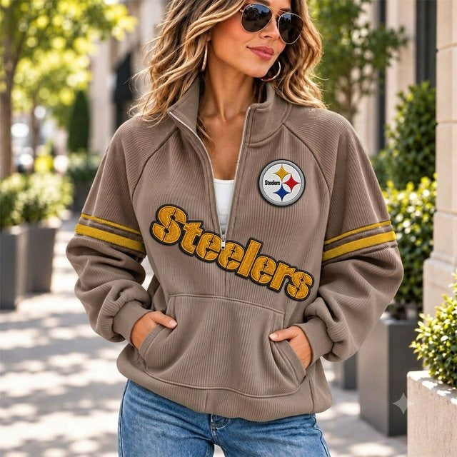 PS x NFL Corduroy Half-Zip Sweatshirt
