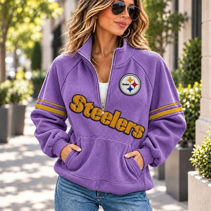 PS x NFL Corduroy Half-Zip Sweatshirt