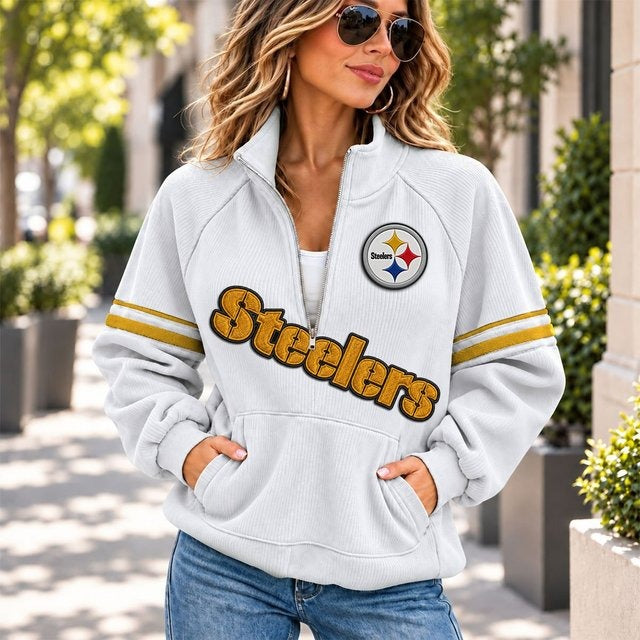 PS x NFL Corduroy Half-Zip Sweatshirt