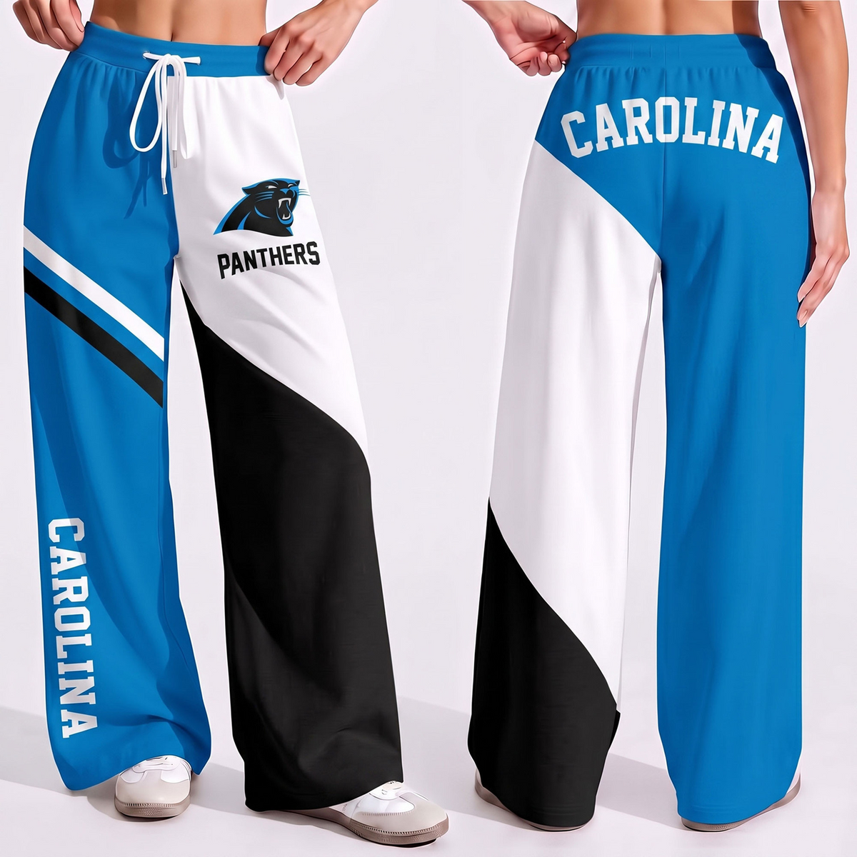 Premium NFL x CAR Game Day Color Block Wide Leg Pants