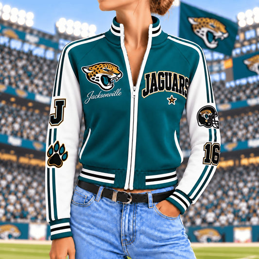 Premium NFL x JAC Exclusive Retro Game Day Mockneck Zipper Cardigan for Football Lovers