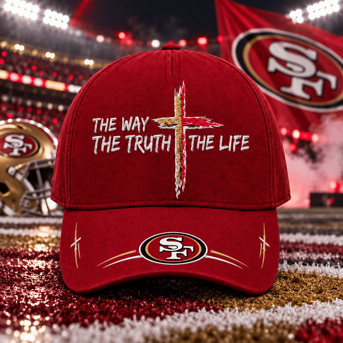 Premium NFL x SF The Way The Truth The Life Cap