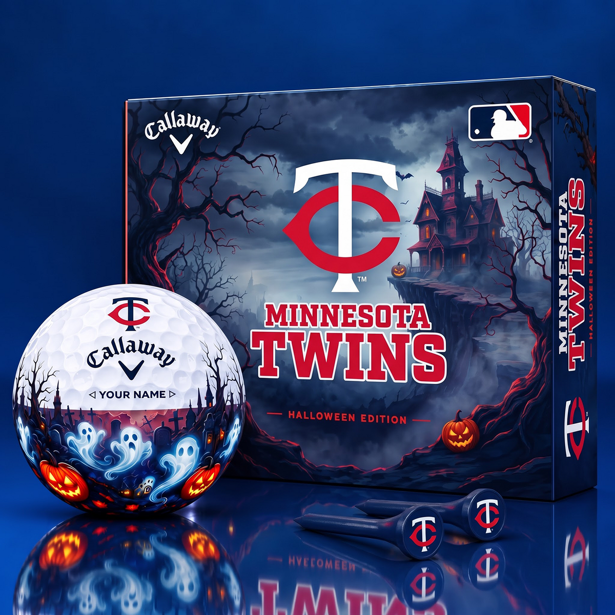 SIGNATURE MLB X MT DELUXE PERSONALIZED HALLOWEEN HORROR FAIRWAY V6 GOLF BALL COLLECTION
