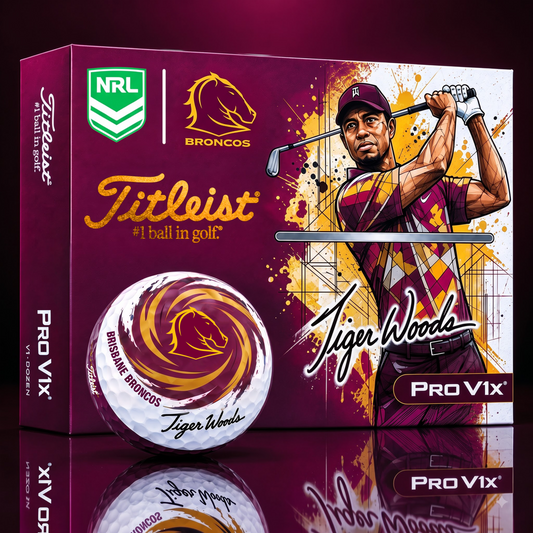 TITLEIST  x Signature NRL BB BESPOKE 94th Anniversary Edition V3 Golf Balls – Tiger Woods Signature Edition