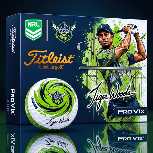 TITLEIST  x Signature NRL CR BESPOKE 94th Anniversary Edition V3 Golf Balls – Tiger Woods Signature Edition
